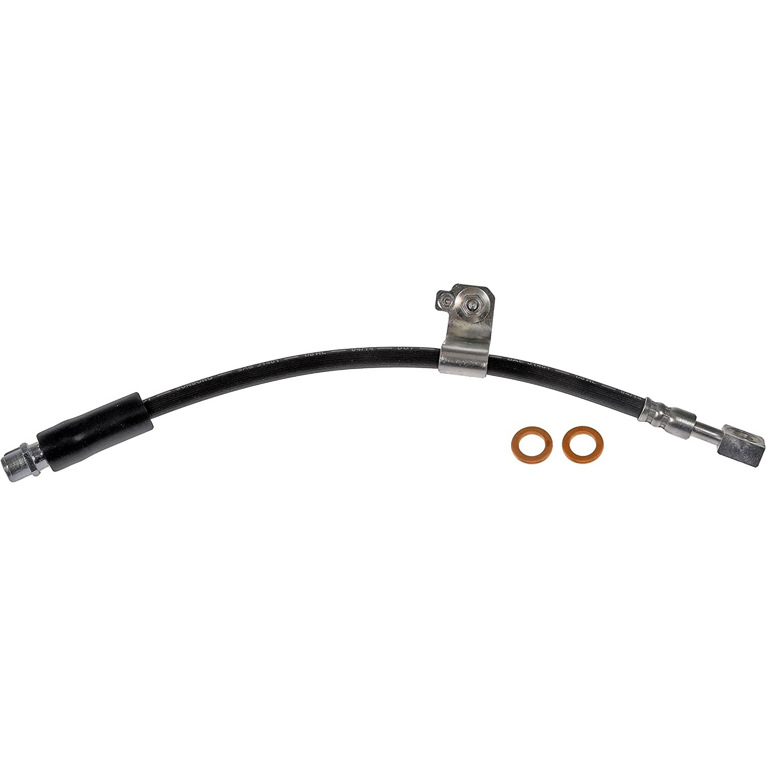 BRAKE HOSE - Brake Hydraulic Hose - Brake Hose - Brake Line - This automotive brake hydraulic hose was precision-engineered to match the fit, function and performance of the original brake hose on specific vehicles and positions to ensure safe, long-lasting durability as part of a complete brake repair. - Chevrolet Malibu 2012-04, Pontiac G6 2010-05, Pontiac G8 2008, Saturn Aura 2009-07 - Dorman H620475 Front Passenger Side Brake Hydraulic Hose Compatible with Select Chevrolet/Pontiac/Saturn Models - H620475 Front, Passenger Side First Stop Series Brake Line, EPDM Rubber