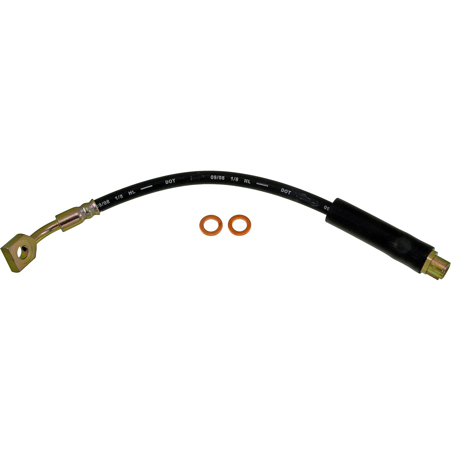BRAKE HOSE - Brake Hydraulic Hose - Brake Line - Brake Hose - This automotive brake hydraulic hose was precision-engineered to match the fit, function and performance of the original brake hose on specific vehicles and positions to ensure safe, long-lasting durability as part of a complete brake repair. - Chevrolet Malibu 2012-04, Pontiac G6 2010-05, Pontiac G8 2008, Saturn Aura 2009-07 - Brake Hydraulic Hose - Dorman H620476 Brake Hydraulic Hose Compatible with Select Chevrolet/Pontiac/Saturn Models - H620476 Rear, Driver and Passenger Side First Stop Series Brake Line, EPDM Rubber