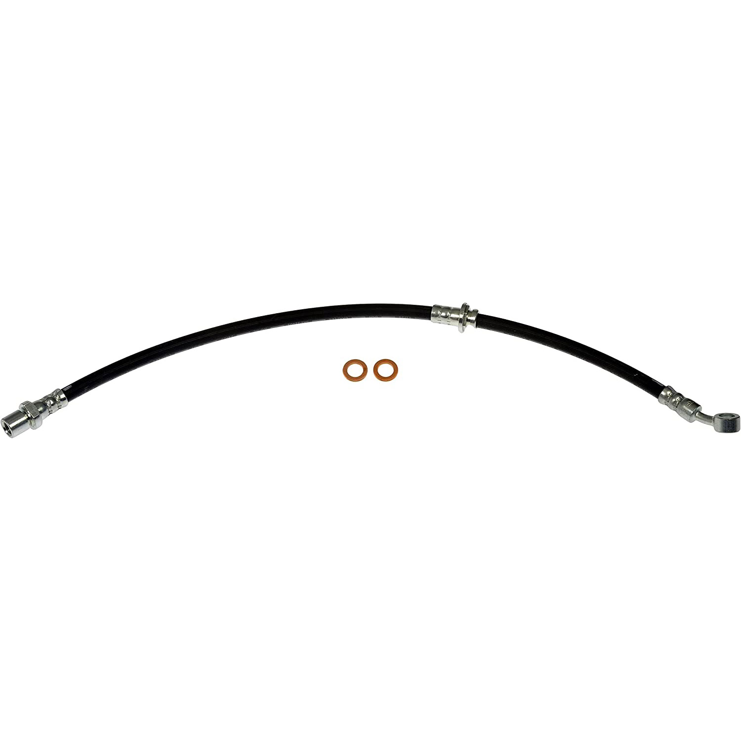 BRAKE HOSE - Brake Hydraulic Hose - Brake Line - Brake Hose - This automotive brake hydraulic hose was precision-engineered to match the fit, function and performance of the original brake hose on specific vehicles and positions to ensure safe, long-lasting durability as part of a complete brake repair. - Subaru Forester 2008-03 - Dorman H620486 Rear Driver Side Brake Hydraulic Hose Compatible with Select Subaru Models - H620486 Rear, Driver Side First Stop Series Brake Line, EPDM Rubber
