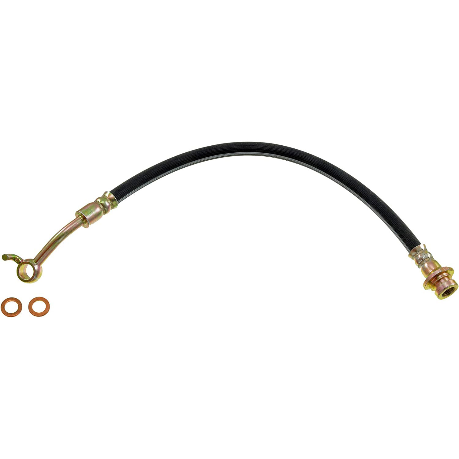 BRAKE HOSE - Brake Hydraulic Hose - Brake Line - Brake Hose - This automotive brake hydraulic hose was precision-engineered to match the fit, function and performance of the original brake hose on specific vehicles and positions to ensure safe, long-lasting durability as part of a complete brake repair. - Infiniti QX56 2010-04, Nissan Armada 2015-05, Nissan Pathfinder Armada 2004 - Dorman H620515 Rear Passenger Side Brake Hydraulic Hose Compatible with Select Infiniti/Nissan Models - H620515 Rear, Passenger Side First Stop Series Brake Line, Metal and Rubber