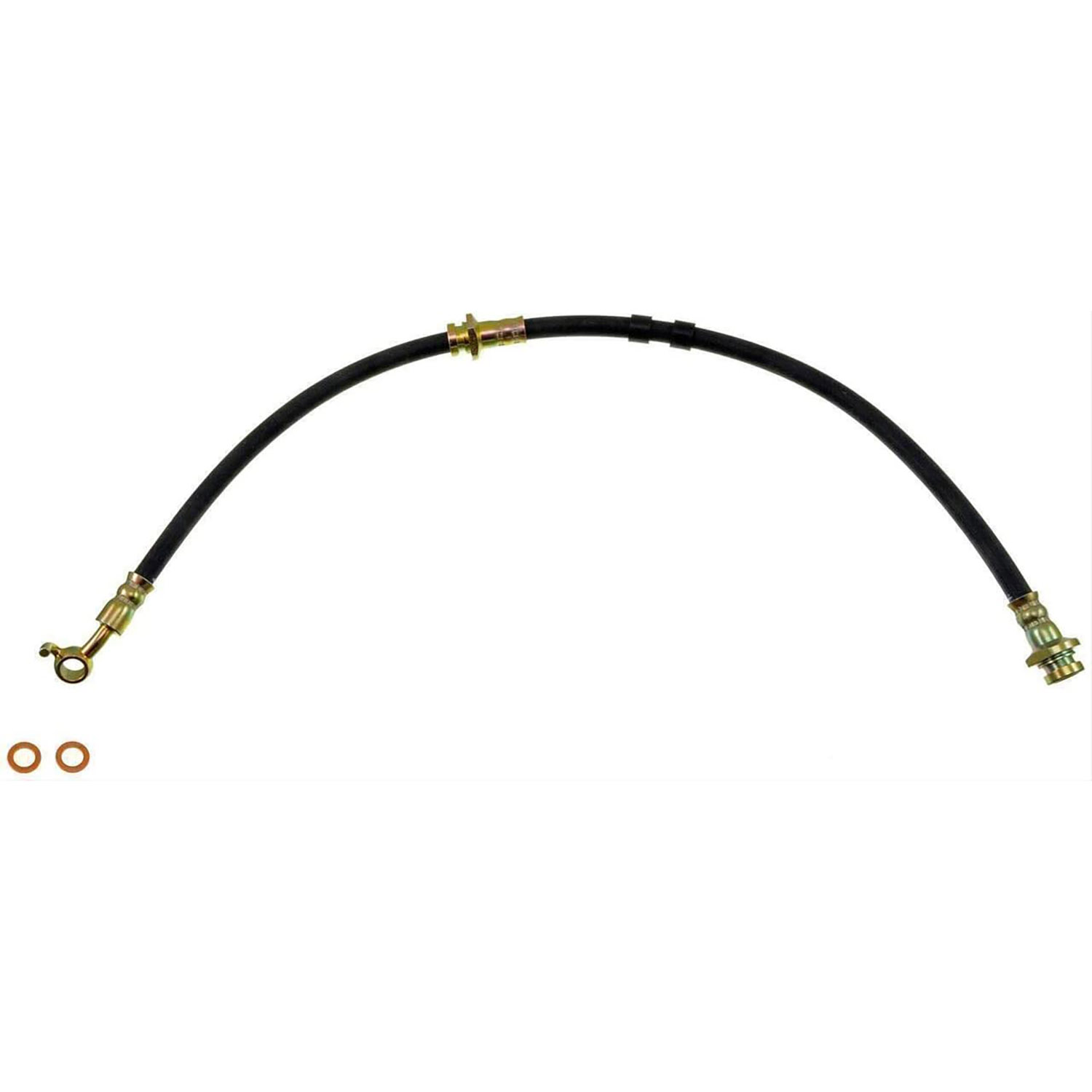 BRAKE HOSE - Brake Hydraulic Hose - Brake Hose - Brake Line - This automotive brake hydraulic hose was precision-engineered to match the fit, function and performance of the original brake hose on specific vehicles and positions to ensure safe, long-lasting durability as part of a complete brake repair. - Nissan Quest 2011, Nissan Quest 2009-04 - Brake Hydraulic Hose - Dorman H620533 Front Driver Side Brake Hydraulic Hose Compatible with Select Nissan Models - H620533 Front, Driver Side First Stop Series Brake Line, EPDM Rubber