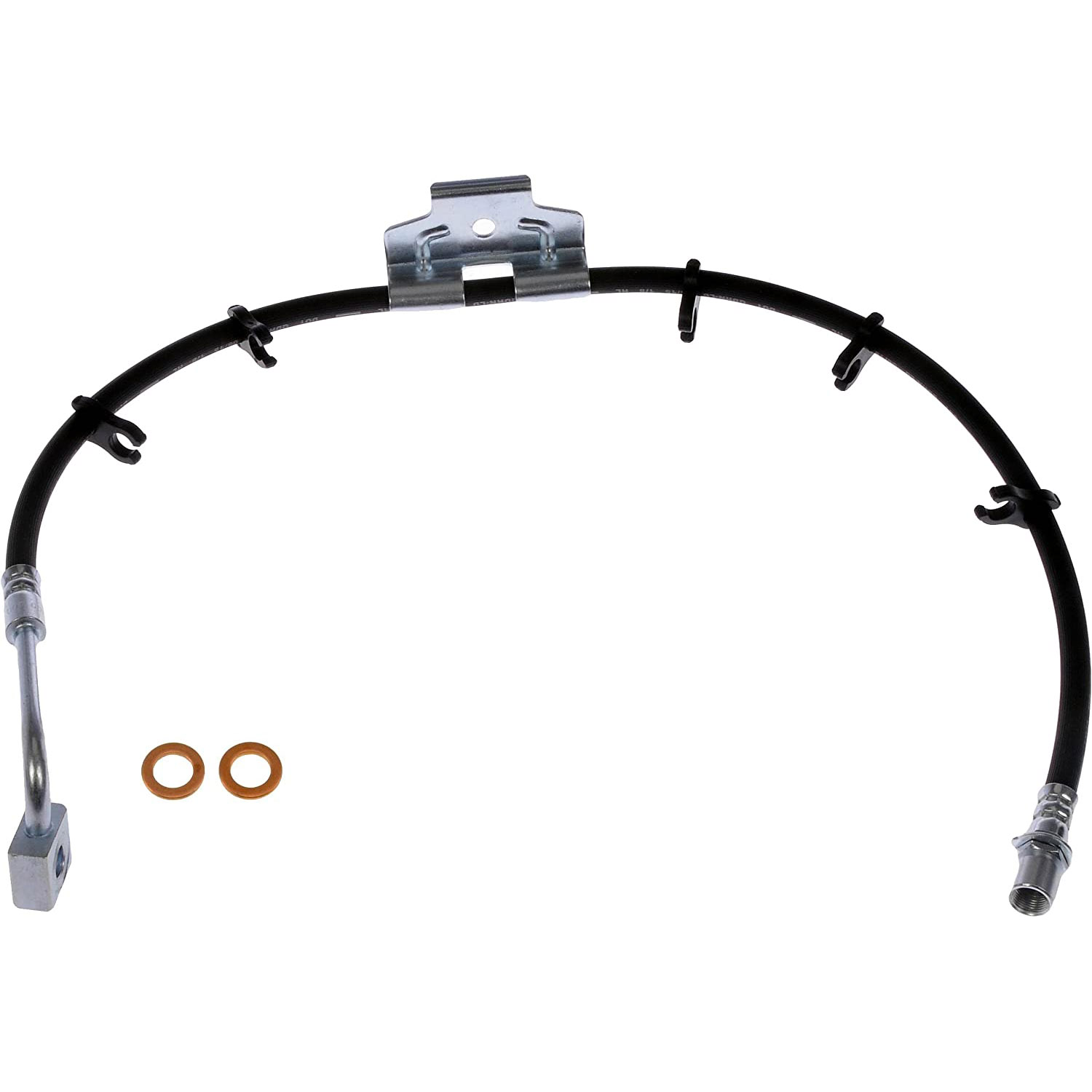 BRAKE HOSE - Brake Hydraulic Hose - Brake Hose - Brake Line - This automotive brake hydraulic hose was precision-engineered to match the fit, function and performance of the original brake hose on specific vehicles and positions to ensure safe, long-lasting durability as part of a complete brake repair. - Dodge 2013, Dodge 2010-03, Ram 2016-11 - Brake Hydraulic Hose - DORMAN 32.25" Flexible Rubber Hydraulic Brake Hose for Dodge - Dorman H620580 Brake Hydraulic Hose Compatible with Select Dodge/Ram Models,Black - H620580 Front, Passenger Side First Stop Series Brake Line, EPDM Rubber