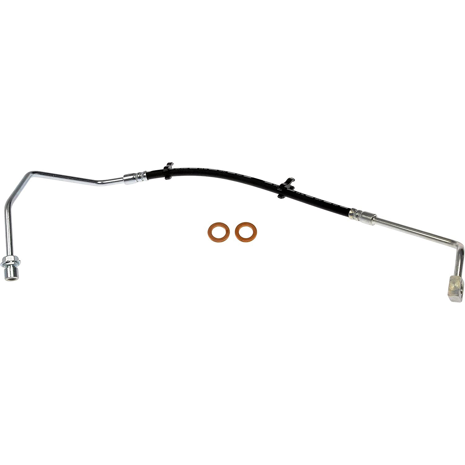 BRAKE HOSE - Brake Hydraulic Hose - Brake Line - Brake Hose - This automotive brake hydraulic hose was precision-engineered to match the fit, function and performance of the original brake hose on specific vehicles and positions to ensure safe, long-lasting durability as part of a complete brake repair. - Chrysler Aspen 2009-07, Dodge Durango 2009-04 - Dorman H620582 Front Passenger Side Brake Hydraulic Hose Compatible with Select Chrysler / Dodge Models - H620582 Front, Passenger Side First Stop Series Brake Line, EPDM Rubber