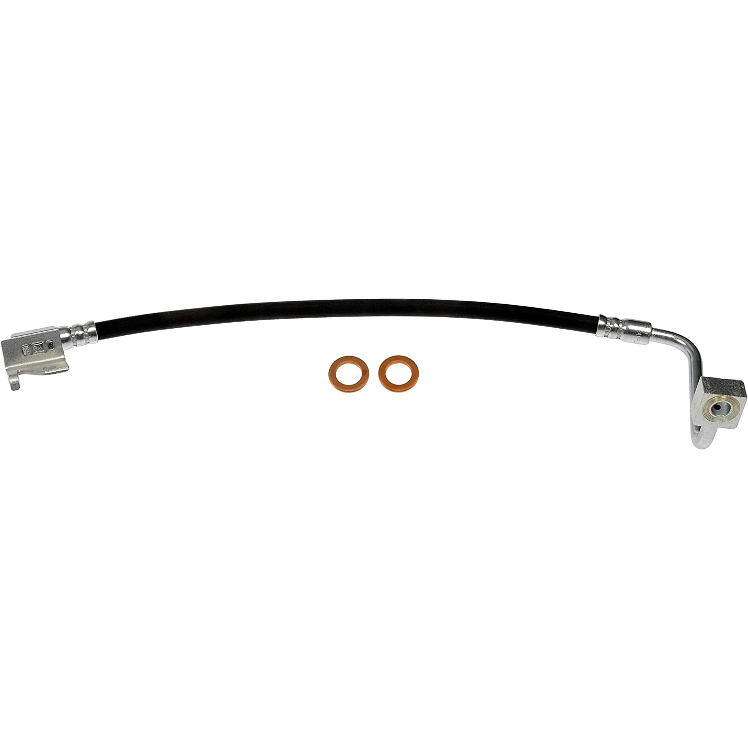 BRAKE HOSE - Brake Hydraulic Hose - Brake Line - Brake Hose - This automotive brake hydraulic hose was precision-engineered to match the fit, function and performance of the original brake hose on specific vehicles and positions to ensure safe, long-lasting durability as part of a complete brake repair. - Jeep Commander 2010-06, Jeep Grand Cherokee 2010-05 - Dorman H620585 Front Passenger Side Brake Hydraulic Hose Compatible with Select Jeep Models - H620585 Front, Passenger Side First Stop Series Brake Line, EPDM Rubber