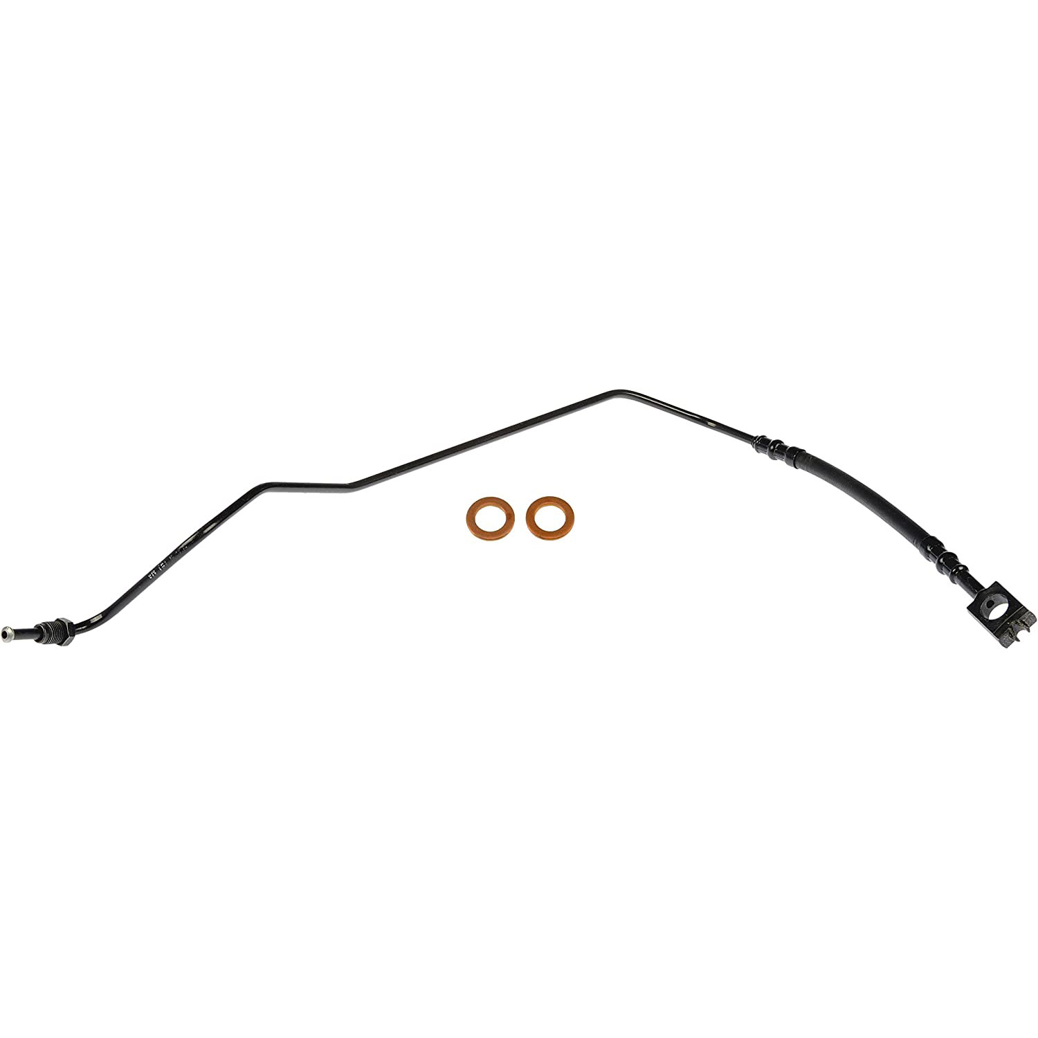 BRAKE HOSE - Brake Hydraulic Hose - Brake Line - Brake Hose - This automotive brake hydraulic hose was precision-engineered to match the fit, function and performance of the original brake hose on specific vehicles and positions to ensure safe, long-lasting durability as part of a complete brake repair. - Audi A6 2004-98, Audi A6 Quattro 2004-03, Audi S6 2003, Volkswagen Passat 2005-99 - Dorman H620636 Rear Passenger Side Outer Brake Hydraulic Hose Compatible with Select Audi/Volkswagen Models - H620636 Rear, Passenger Side, Outer First Stop Series Brake Line, EPDM Rubber