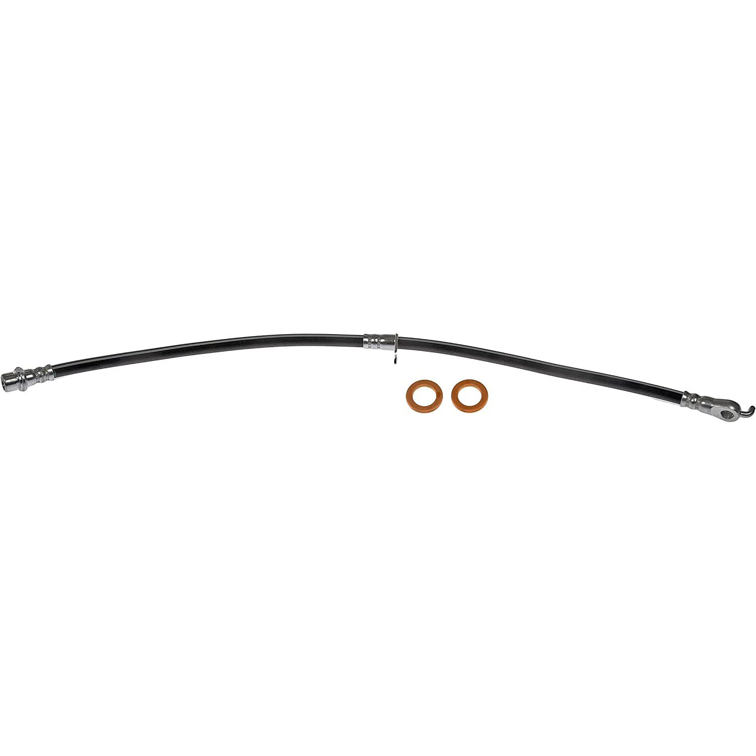 BRAKE HOSE - Brake Hydraulic Hose - Brake Hose - Brake Line - This automotive brake hydraulic hose was precision-engineered to match the fit, function and performance of the original brake hose on specific vehicles and positions to ensure safe, long-lasting durability as part of a complete brake repair. - Pontiac Vibe 2008-03, Toyota Corolla 2008-03, Toyota Matrix 2008-03, Toyota Prius 2009-03 - Dorman H620639 Front Passenger Side Brake Hydraulic Hose Compatible with Select Pontiac/Toyota Models - H620639 Front, Passenger Side First Stop Series Brake Line, EPDM Rubber