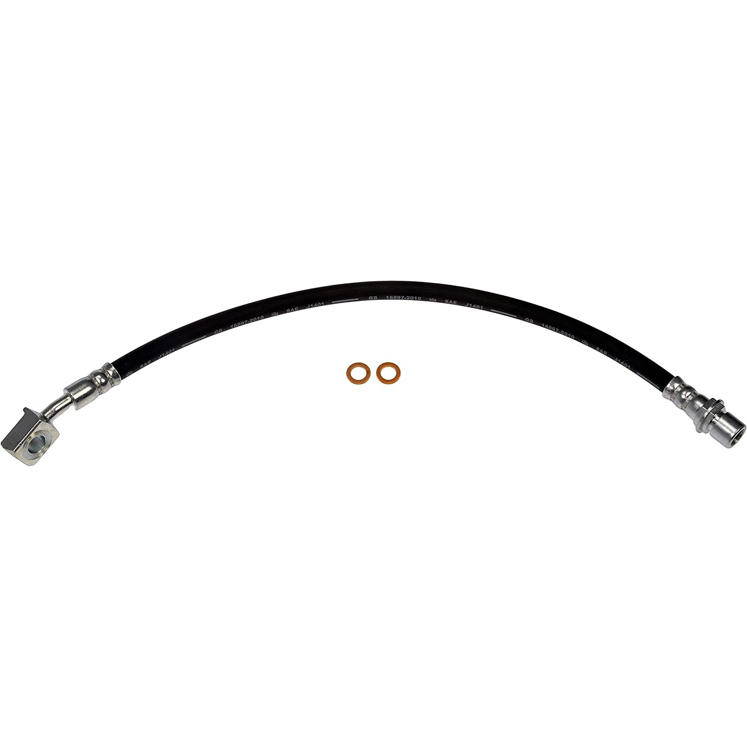 BRAKE HOSE - Brake Hydraulic Hose - Brake Line - Brake Hose - This automotive brake hydraulic hose was precision-engineered to match the fit, function and performance of the original brake hose on specific vehicles and positions to ensure safe, long-lasting durability as part of a complete brake repair. - Cadillac 2008, Chevrolet 2019-07, GMC 2019-07 - Dorman H620767 Brake Hydraulic Hose Compatible with Select Cadillac / Chevrolet / GMC Models - H620767 Rear, Driver Side First Stop Series Brake Line, EPDM Rubber