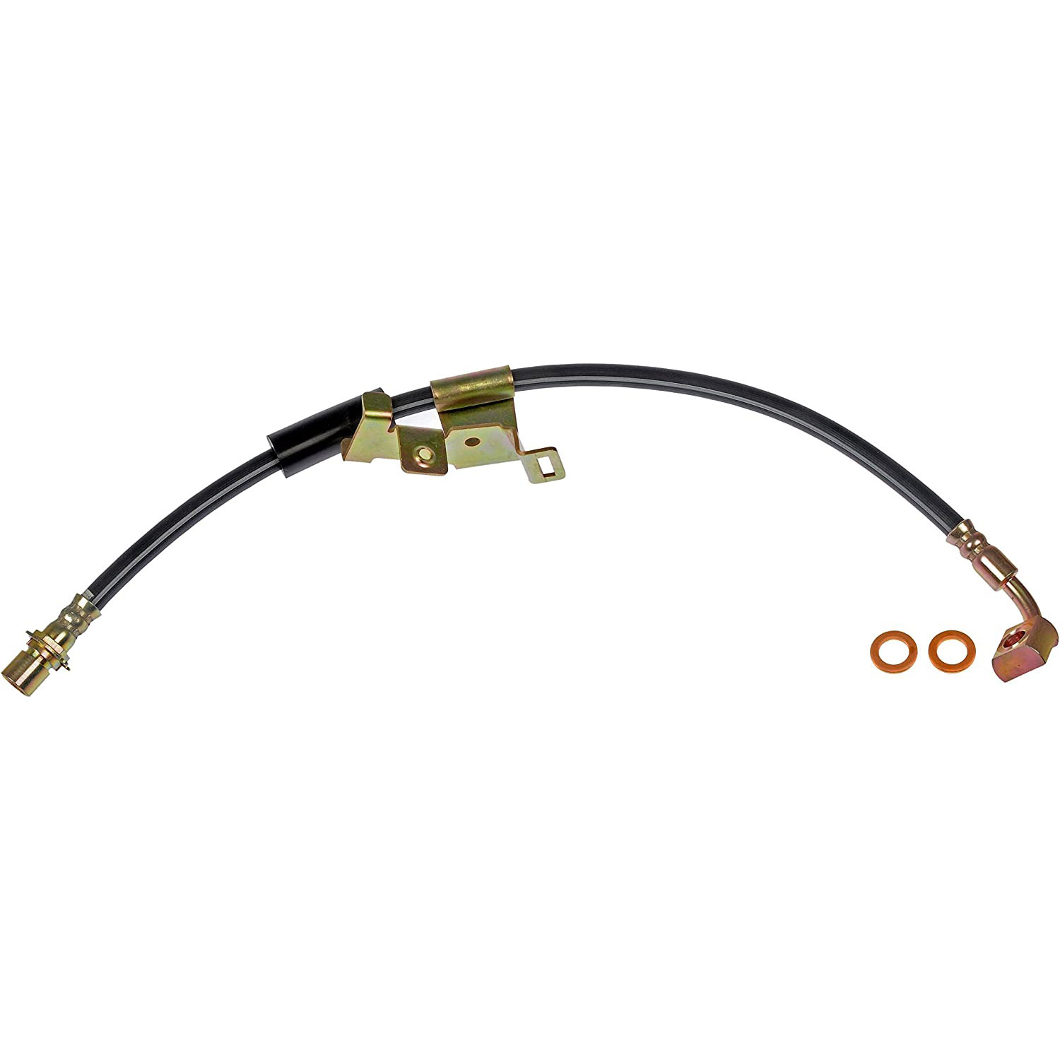 BRAKE HOSE - Brake Hydraulic Hose - Brake Hose - Brake Line - This automotive brake hydraulic hose was precision-engineered to match the fit, function and performance of the original brake hose on specific vehicles and positions to ensure safe, long-lasting durability as part of a complete brake repair. - Cadillac 2020-07, Chevrolet 2020-07, GMC 2020-07 - Dorman H620780 Front Passenger Side Brake Hydraulic Hose Compatible with Select Cadillac / Chevrolet / GMC Models - H620780 Front, Passenger Side First Stop Series Brake Line, EPDM Rubber