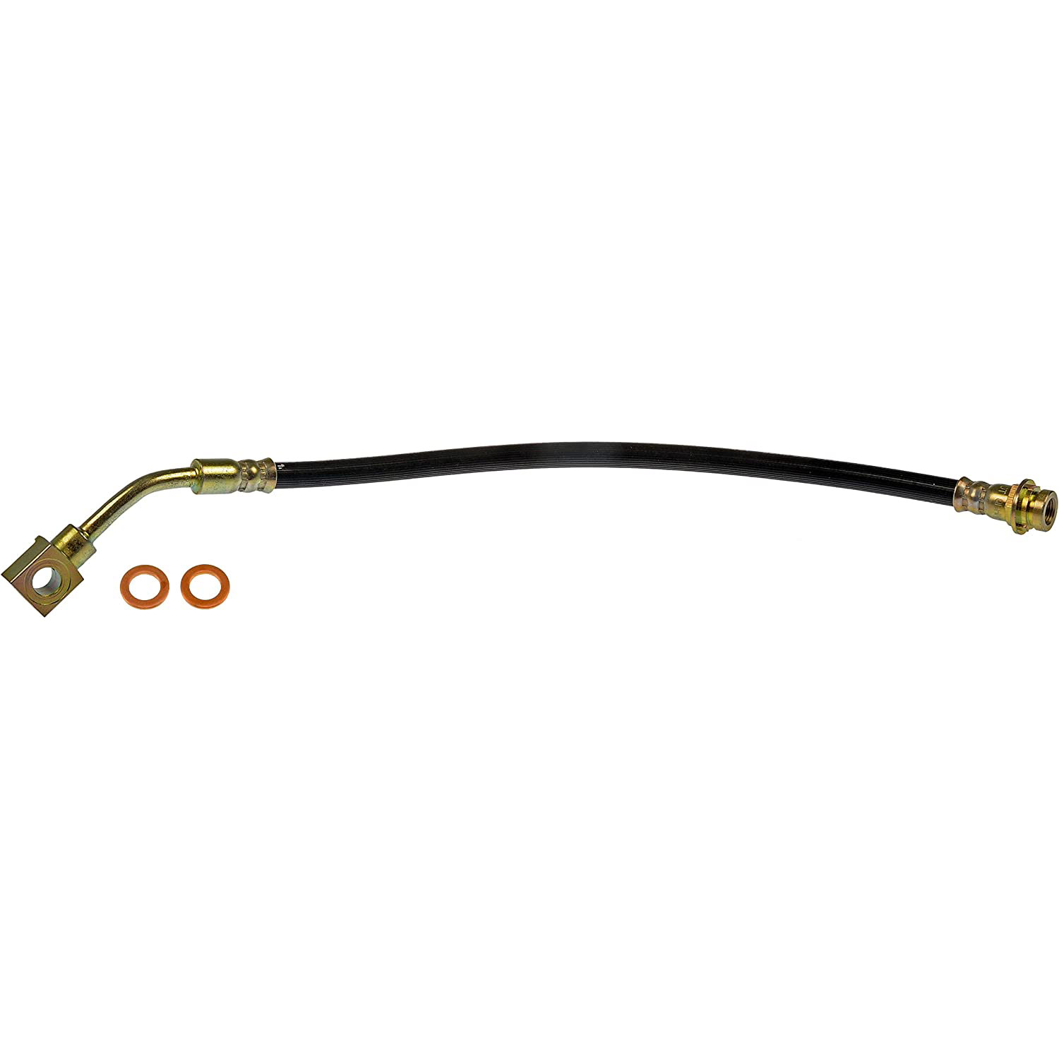 BRAKE HOSE - Brake Hydraulic Hose - Brake Hose - Brake Line - This automotive brake hydraulic hose was precision-engineered to match the fit, function and performance of the original brake hose on specific vehicles and positions to ensure safe, long-lasting durability as part of a complete brake repair. - Buick Terraza 2007-05, Chevrolet Uplander 2009-05, Pontiac Montana 2009-06 - H620790 Rear, Passenger Side First Stop Series Brake Line, EPDM Rubber