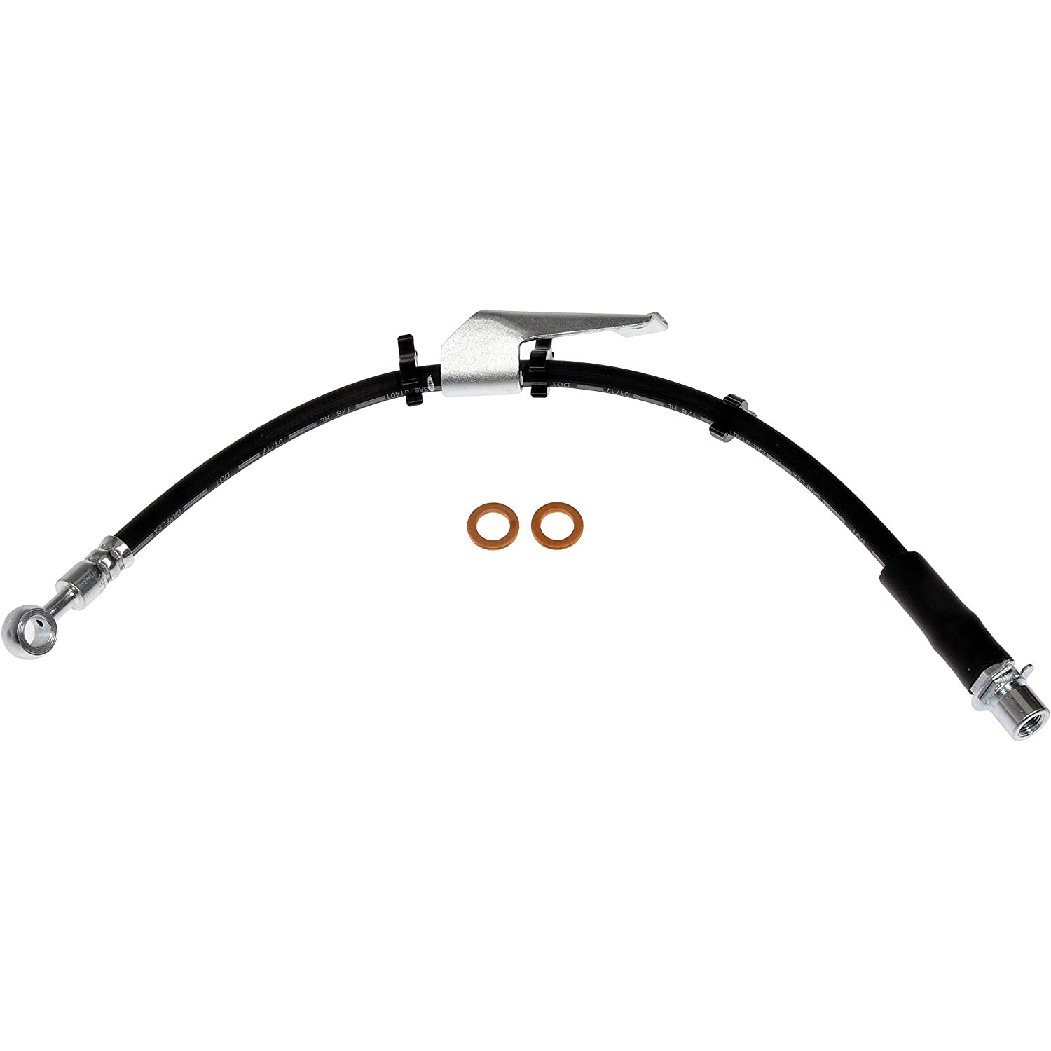 BRAKE HOSE - Brake Hydraulic Hose - Brake Hose - Brake Line - This automotive brake hydraulic hose was precision-engineered to match the fit, function and performance of the original brake hose on specific vehicles and positions to ensure safe, long-lasting durability as part of a complete brake repair. - Chevrolet Captiva Sport 2011-08, Chevrolet Equinox 2009-07, Pontiac Torrent 2009-07 - Dorman H620793 Front Driver Side Brake Hydraulic Hose Compatible with Select Chevrolet / Pontiac Models - H620793 Front, Driver Side First Stop Series Brake Line, EPDM Rubber
