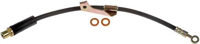 BRAKE HOSE - Brake Hydraulic Hose - Brake Line - Brake Hose - This automotive brake hydraulic hose was precision-engineered to match the fit, function and performance of the original brake hose on specific vehicles and positions to ensure safe, long-lasting durability as part of a complete brake repair. - Chevrolet Captiva Sport 2011-08, Chevrolet Equinox 2009-07, Pontiac Torrent 2009-07 - Dorman H620794 Front Passenger Side Brake Hydraulic Hose Compatible with Select Chevrolet / Pontiac Models - H620794 Front, Passenger Side First Stop Series Brake Line, Metal and Rubber