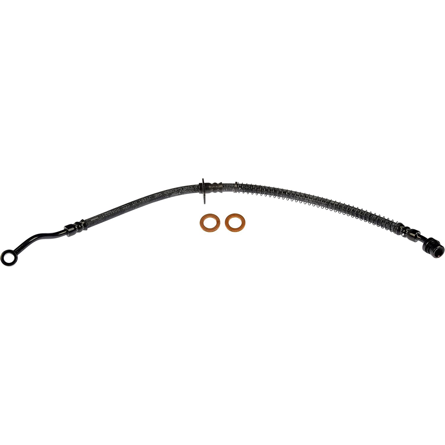 BRAKE HOSE - Brake Hydraulic Hose - Brake Hose - Brake Line - This automotive brake hydraulic hose was precision-engineered to match the fit, function and performance of the original brake hose on specific vehicles and positions to ensure safe, long-lasting durability as part of a complete brake repair. - Dodge Attitude 2012-06, Hyundai Accent 2011-06 - Dorman H620953 Front Passenger Side Brake Hydraulic Hose Compatible with Select Dodge / Hyundai Models - H620953 Front, Passenger Side First Stop Series Brake Line, EPDM Rubber