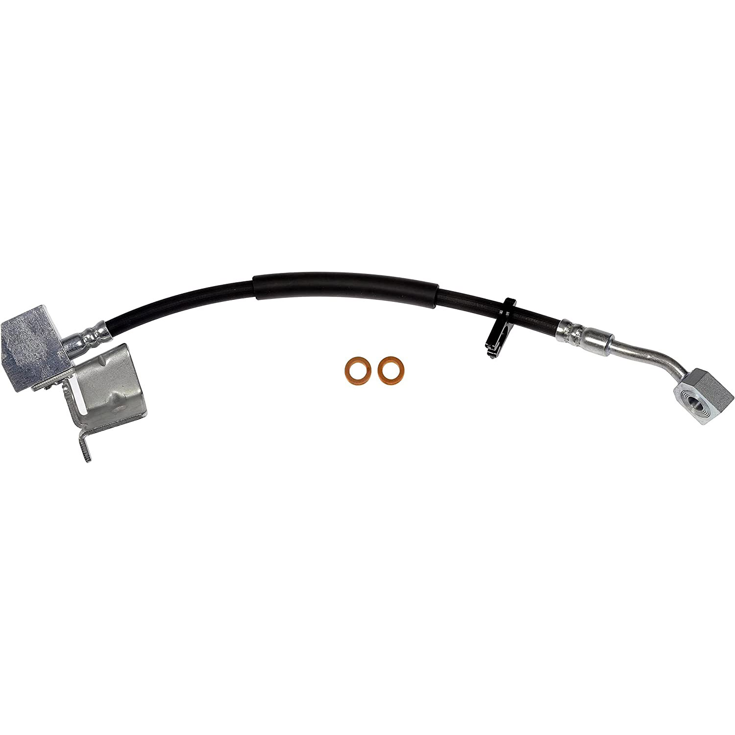 BRAKE HOSE - Brake Hydraulic Hose - Brake Line - Brake Hose - This automotive brake hydraulic hose was precision-engineered to match the fit, function and performance of the original brake hose on specific vehicles and positions to ensure safe, long-lasting durability as part of a complete brake repair. - Ford Explorer 2010-06, Ford Explorer Sport Trac 2010-07, Mercury Mountaineer 2010-06 - Dorman H621016 Rear Driver Side Brake Hydraulic Hose Compatible with Select Ford/Mercury Models - H621016 Rear, Driver Side First Stop Series Brake Line, EPDM Rubber