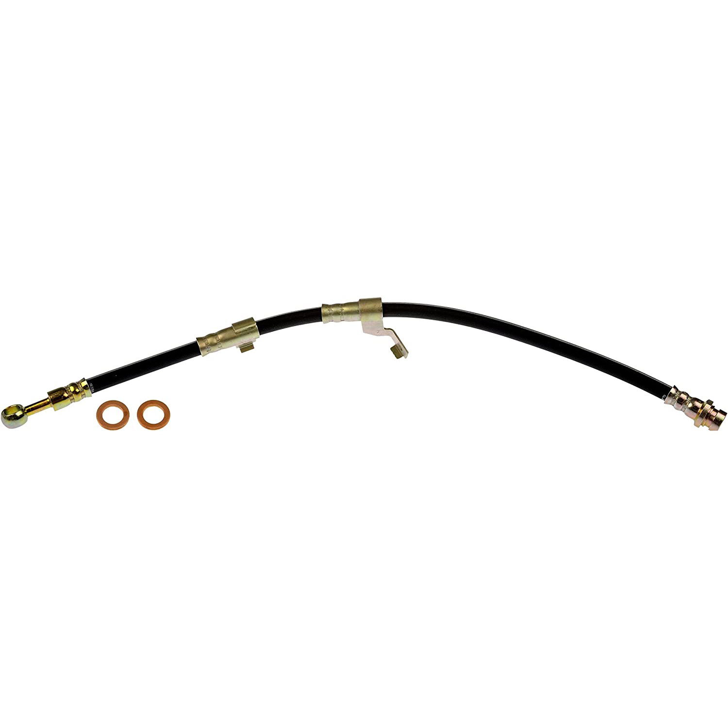 BRAKE HOSE - Brake Hydraulic Hose - Brake Hose - Brake Line - This automotive brake hydraulic hose was precision-engineered to match the fit, function and performance of the original brake hose on specific vehicles and positions to ensure safe, long-lasting durability as part of a complete brake repair. - Hyundai Entourage 2008-07, Kia Sedona 2014, Kia Sedona 2012-06 - Brake Hydraulic Hose - Dorman H621108 Front Driver Side Brake Hydraulic Hose Compatible with Select Hyundai / Kia Models - H621108 Front, Driver Side First Stop Series Brake Line, EPDM Rubber