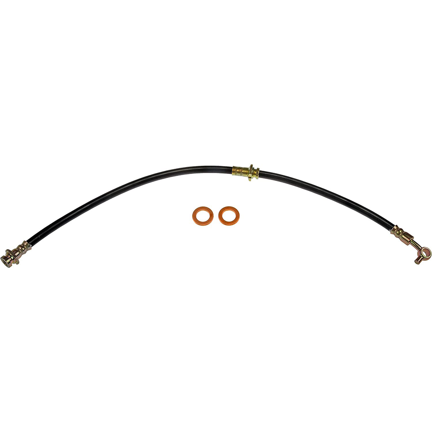 BRAKE HOSE - Brake Hydraulic Hose - Brake Line - Brake Hose - This automotive brake hydraulic hose was precision-engineered to match the fit, function and performance of the original brake hose on specific vehicles and positions to ensure safe, long-lasting durability as part of a complete brake repair. - Nissan Cube 2014-09, Nissan Tiida 2018-07, Nissan Versa 2012-07 - Dorman H621116 Brake Hydraulic Hose Compatible with Select Nissan Models - H621116 Front, Passenger Side First Stop Series Brake Line, EPDM Rubber