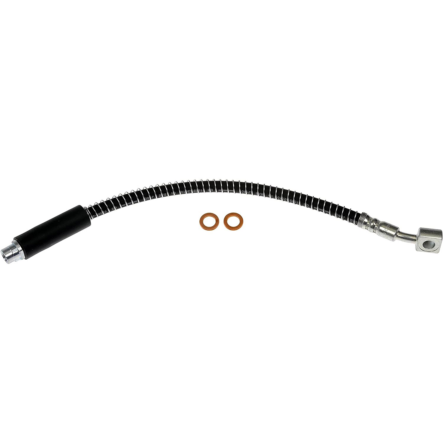 BRAKE HOSE - Brake Hydraulic Hose - Brake Line - Brake Hose - This automotive brake hydraulic hose was precision-engineered to match the fit, function and performance of the original brake hose on specific vehicles and positions to ensure safe, long-lasting durability as part of a complete brake repair. - Buick 2016-10, Cadillac 2018-13, Chevrolet 2018-13, Saab 2011-10 - H621162 Rear, Driver Side First Stop Series Brake Line, Metal and Rubber