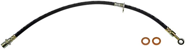 BRAKE HOSE - Brake Hydraulic Hose - Brake Line - Brake Hose - This automotive brake hydraulic hose was precision-engineered to match the fit, function and performance of the original brake hose on specific vehicles and positions to ensure safe, long-lasting durability as part of a complete brake repair. - Subaru Crosstrek 2017-16, Subaru Forester 2018-09, Subaru XV 2016-13, Subaru XV Crosstrek 2015-13 - Dorman H621203 Front Passenger Side Brake Hydraulic Hose Compatible with Select Subaru Models - H621203 Front, Passenger Side First Stop Series Brake Line, Metal and Rubber
