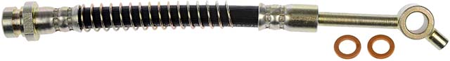 BRAKE HOSE - Brake Hydraulic Hose - Brake Hose - Brake Line - This automotive brake hydraulic hose was precision-engineered to match the fit, function and performance of the original brake hose on specific vehicles and positions to ensure safe, long-lasting durability as part of a complete brake repair. - Kia Soul 2013-10 - H621378 Rear, Driver and Passenger Side, Outer First Stop Series Brake Line, Metal and Rubber