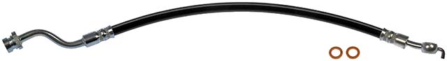 BRAKE HOSE - Brake Hydraulic Hose - Brake Hose - Brake Line - This automotive brake hydraulic hose was precision-engineered to match the fit, function and performance of the original brake hose on specific vehicles and positions to ensure safe, long-lasting durability as part of a complete brake repair. - Hyundai Equus 2016-11, Hyundai Genesis 2014-09 - H621386 Rear, Driver Side First Stop Series Brake Line, Metal and Rubber