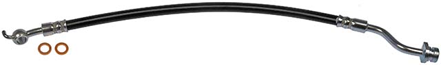 BRAKE HOSE - Brake Hydraulic Hose - Brake Line - Brake Hose - This automotive brake hydraulic hose was precision-engineered to match the fit, function and performance of the original brake hose on specific vehicles and positions to ensure safe, long-lasting durability as part of a complete brake repair. - Hyundai Equus 2016-11, Hyundai Genesis 2014-09 - Dorman H621387 Rear Passenger Side Brake Hydraulic Hose Compatible with Select Hyundai Models - H621387 Rear, Passenger Side First Stop Series Brake Line, Metal and Rubber