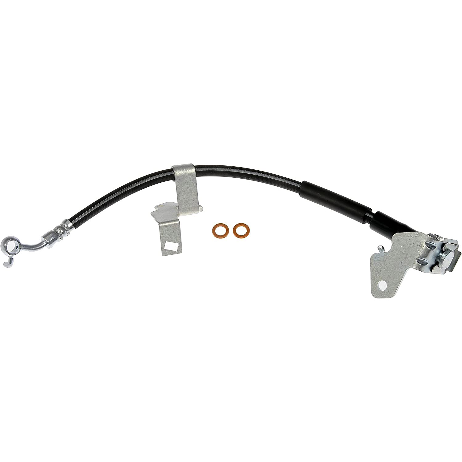 BRAKE HOSE - Brake Hydraulic Hose - Brake Hose - Brake Line - This automotive brake hydraulic hose was precision-engineered to match the fit, function and performance of the original brake hose on specific vehicles and positions to ensure safe, long-lasting durability as part of a complete brake repair. - Ford Fusion 2012-10, Lincoln MKZ 2012-10, Mercury Milan 2011-10 - Brake Hydraulic Hose - Dorman H621468 Front Passenger Side Brake Hydraulic Hose Compatible with Select Ford / Lincoln / Mercury Models - H621468 Front, Passenger Side First Stop Series Brake Line, Metal and Rubber