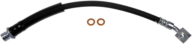 BRAKE HOSE - Brake Hydraulic Hose - Brake Hose - Brake Line - This automotive brake hydraulic hose was precision-engineered to match the fit, function and performance of the original brake hose on specific vehicles and positions to ensure safe, long-lasting durability as part of a complete brake repair. - Land Rover 2016-05 - Dorman H621518 Brake Hydraulic Hose Compatible with Select Land Rover Models - H621518 Rear, Driver and Passenger Side, Outer First Stop Series Brake Line, Metal and Rubber