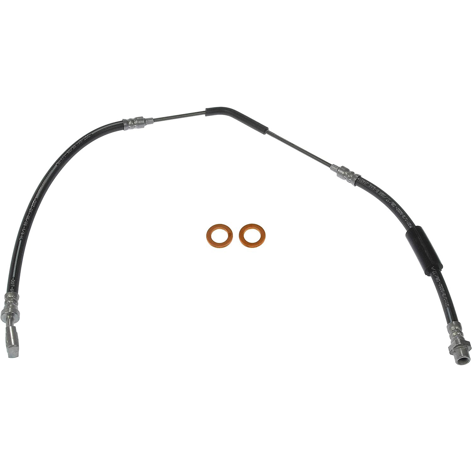 BRAKE HOSE - Brake Hydraulic Hose - Brake Hose - Brake Line - This automotive brake hydraulic hose was precision-engineered to match the fit, function and performance of the original brake hose on specific vehicles and positions to ensure safe, long-lasting durability as part of a complete brake repair. - Land Rover Range Rover 2012-03 - H621521 First Stop Series Brake Line, Metal and Rubber