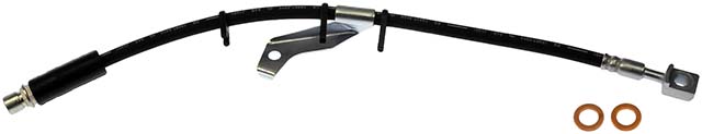 BRAKE HOSE - Brake Hydraulic Hose - Brake Hose - Brake Line - This automotive brake hydraulic hose was precision-engineered to match the fit, function and performance of the original brake hose on specific vehicles and positions to ensure safe, long-lasting durability as part of a complete brake repair. - Chevrolet Equinox 2016-10, GMC Terrain 2016-10 - Brake Hydraulic Hose - Dorman H621701 Front Passenger Side Brake Hydraulic Hose Compatible with Select Chevrolet / GMC Models - H621701 Front, Passenger Side Brake Line