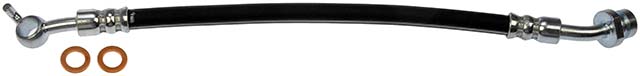 BRAKE HOSE - Brake Hydraulic Hose - Brake Line - Brake Hose - This automotive brake hydraulic hose was precision-engineered to match the fit, function and performance of the original brake hose on specific vehicles and positions to ensure safe, long-lasting durability as part of a complete brake repair. - Hyundai Azera 2014, Hyundai Sonata 2014-11, Kia Cadenza 2016-14, Kia Optima 2016-11 - Dorman H621782 Rear Driver Side Brake Hydraulic Hose Compatible with Select Hyundai/Kia Models - H621782 Rear, Driver Side First Stop Series Brake Line, Metal and Rubber