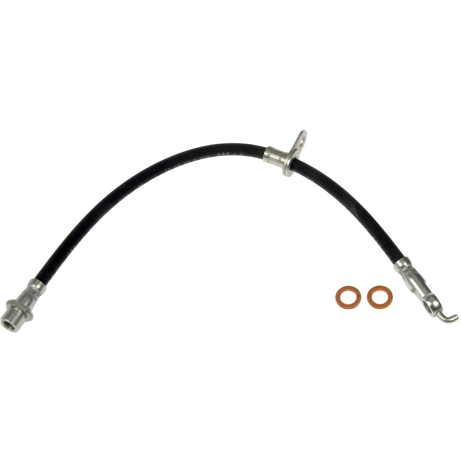 Brake Hose - Brake Hydraulic Hose - Brake Line - This automotive brake hydraulic hose was precision-engineered to match the fit, function and performance of the original brake hose on specific vehicles and positions to ensure safe, long-lasting durability as part of a complete brake repair. - Toyota Avalon 2018-13, Toyota Camry 2017-12 - Dorman H621907 Front Driver Side Brake Hydraulic Hose Compatible with Select Toyota Models - H621907 Front, Driver Side First Stop Series Brake Line, EPDM Rubber