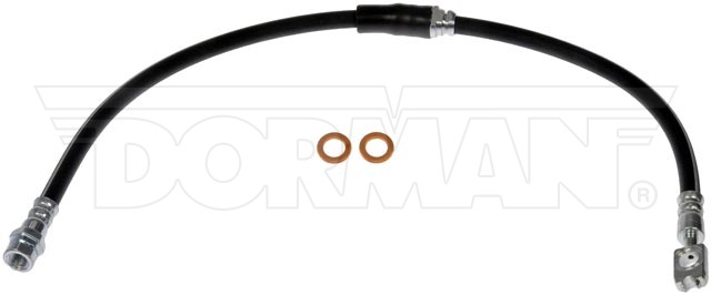 Brake Hose - Brake Hydraulic Hose - Brake Line - This automotive brake hydraulic hose was precision-engineered to match the fit, function and performance of the original brake hose on specific vehicles and positions to ensure safe, long-lasting durability as part of a complete brake repair. - Volkswagen 2020-12 - Dorman H622017 Brake Hydraulic Hose Compatible with Select Volkswagen Models - H622017 Front, Driver and Passenger Side First Stop Series Brake Line, Steel