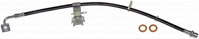 Brake Hose - Brake Hydraulic Hose - Brake Line - This automotive brake hydraulic hose was precision-engineered to match the fit, function and performance of the original brake hose on specific vehicles and positions to ensure safe, long-lasting durability as part of a complete brake repair. - Chrysler 300 2023-12, Dodge Challenger 2023-15, Dodge Challenger 2012, Dodge Charger 2023-12 - H622019 First Stop Series Brake Line, EPDM Rubber