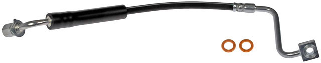 Brake Hose - Brake Hydraulic Hose - Brake Line - This automotive brake hydraulic hose was precision-engineered to match the fit, function and performance of the original brake hose on specific vehicles and positions to ensure safe, long-lasting durability as part of a complete brake repair. - Ford 2019-13, Lincoln 2019-13 - Dorman H622049 Front Driver Side Brake Hydraulic Hose Compatible with Select Ford / Lincoln Models - H622049 Front, Driver Side First Stop Series Brake Line, Metal and Rubber