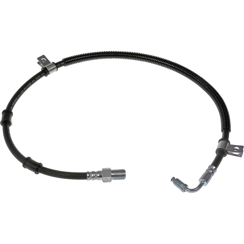 Brake Hose - Brake Hydraulic Hose - Brake Line - This automotive brake hydraulic hose was precision-engineered to match the fit, function and performance of the original brake hose on specific vehicles and positions to ensure safe, long-lasting durability as part of a complete brake repair. - Ford 2008-04, IC 2009-00, IC Corporation 2009-02, International 2009-00 - Brake Hydraulic Hose - DORMAN 37.4" Flexible Rubber Hydraulic Brake Hose for Ford - Dorman H622128 Brake Hydraulic Hose Compatible with Select Models - H622128 First Stop Series Brake Line