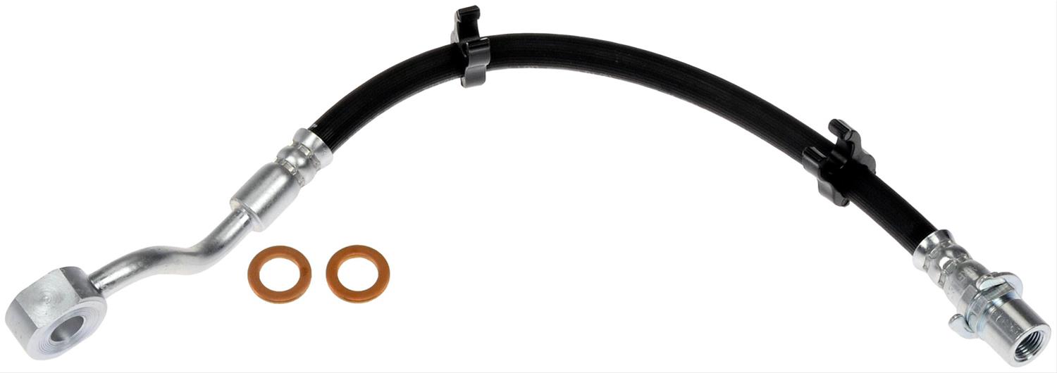 Brake Hose - Brake Hydraulic Hose - Brake Line - This automotive brake hydraulic hose was precision-engineered to match the fit, function and performance of the original brake hose on specific vehicles and positions to ensure safe, long-lasting durability as part of a complete brake repair. - Ram 2500 2017-14, Ram 3500 2017-13 - Dorman H622291 Brake Hydraulic Hose Compatible with Select Ram Models - H622291 First Stop Series Brake Line, EPDM Rubber