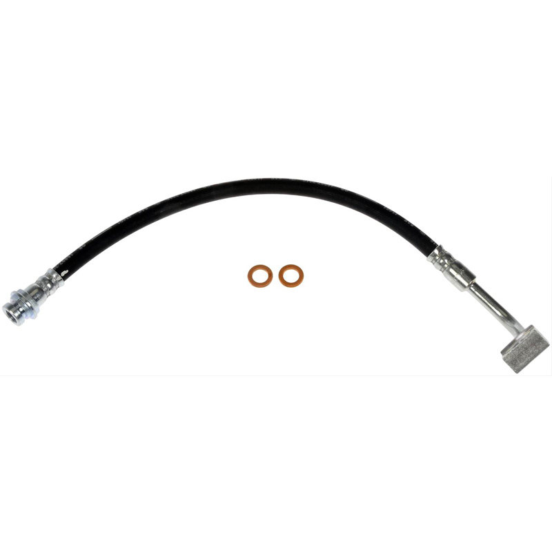 Brake Hose - Brake Hydraulic Hose - Brake Line - This automotive brake hydraulic hose was precision-engineered to match the fit, function and performance of the original brake hose on specific vehicles and positions to ensure safe, long-lasting durability as part of a complete brake repair. - Chevrolet Corvette 2018-14 - H622316 Rear, Driver Side First Stop Series Brake Line