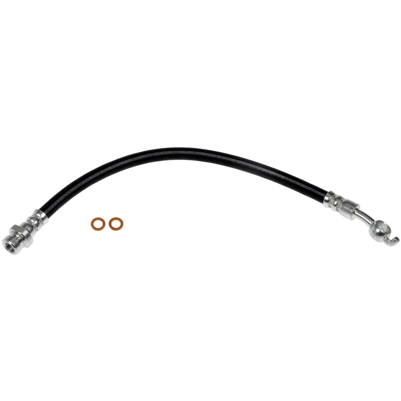 Brake Hose - Brake Hydraulic Hose - Brake Line - This automotive brake hydraulic hose was precision-engineered to match the fit, function and performance of the original brake hose on specific vehicles and positions to ensure safe, long-lasting durability as part of a complete brake repair. - Hyundai 2019-13, Kia 2014 - H622381 Rear, Driver Side First Stop Series Brake Line