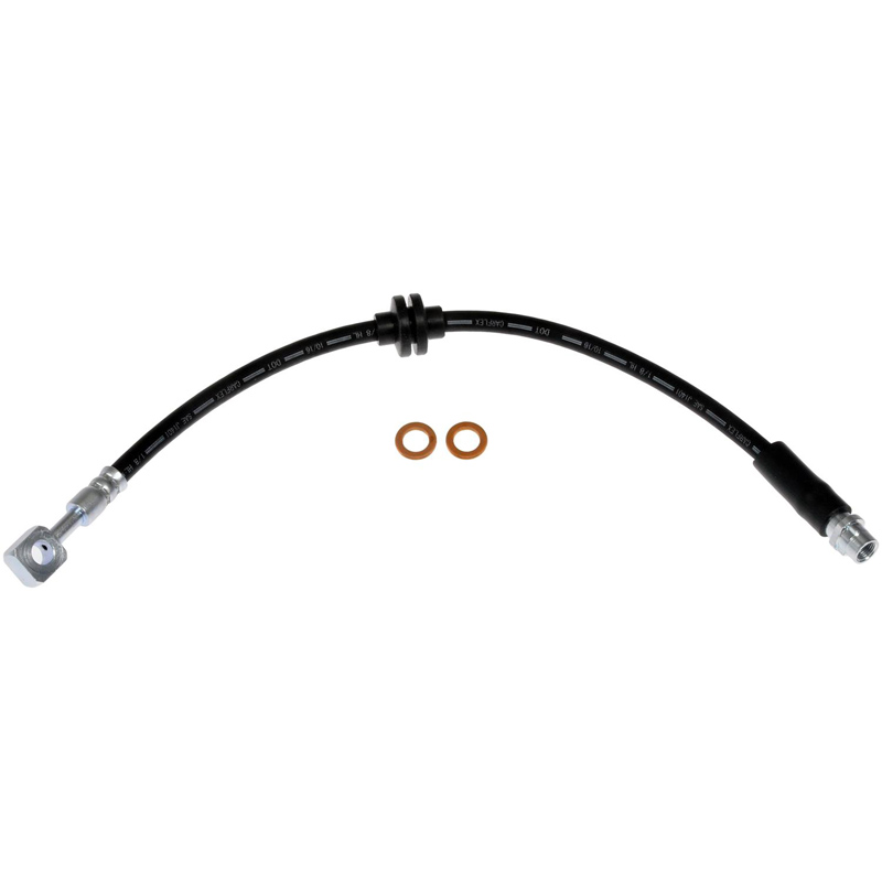 Brake Hose - Brake Hydraulic Hose - Brake Line - This automotive brake hydraulic hose was precision-engineered to match the fit, function and performance of the original brake hose on specific vehicles and positions to ensure safe, long-lasting durability as part of a complete brake repair. - Buick Encore 2019-13, Chevrolet Tracker 2015-13, Chevrolet Trax 2018-14 - H622431 Front, Driver Side First Stop Series Brake Line