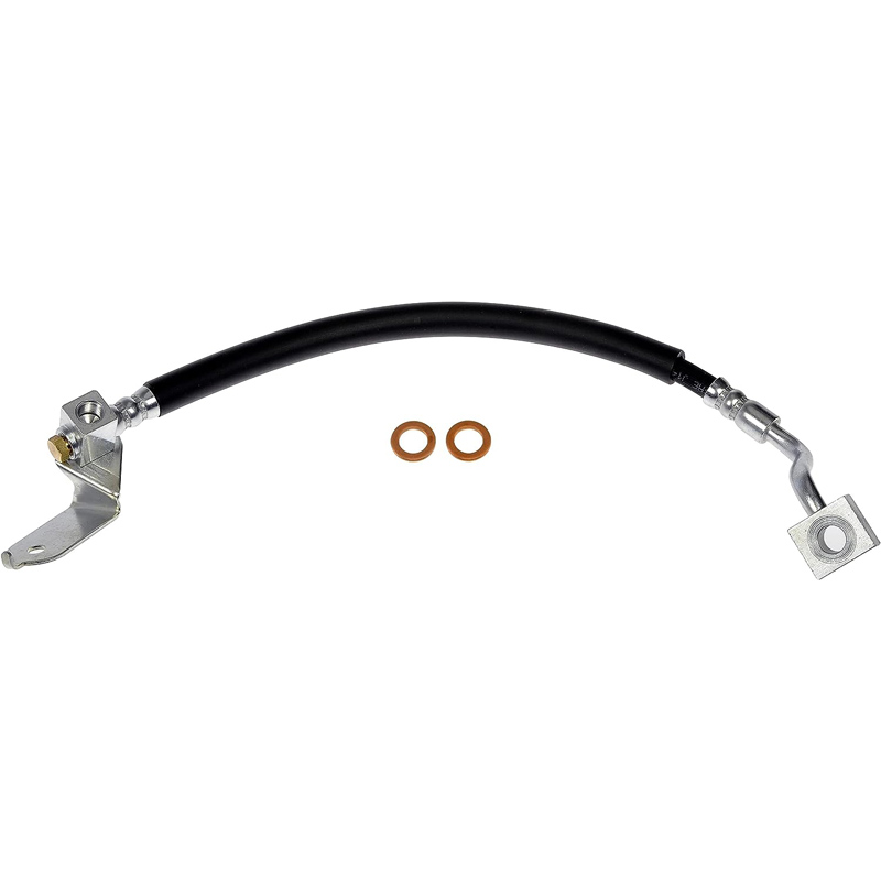 Brake Hose - Brake Hydraulic Hose - Brake Line - This automotive brake hydraulic hose was precision-engineered to match the fit, function and performance of the original brake hose on specific vehicles and positions to ensure safe, long-lasting durability as part of a complete brake repair. - Dodge Charger 2018-15 - H622508 Rear, Passenger Side First Stop Series Brake Line