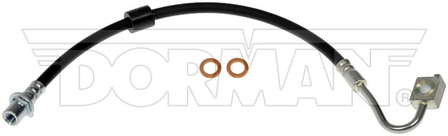 Brake Hose - Brake Hydraulic Hose - Brake Line - This automotive brake hydraulic hose was precision-engineered to match the fit, function and performance of the original brake hose on specific vehicles and positions to ensure safe, long-lasting durability as part of a complete brake repair. - Chrysler 300 2023-21, Dodge Challenger 2023-21, Dodge Charger 2023-14 - H622510 Front, Driver Side First Stop Series Brake Line, EPDM Rubber