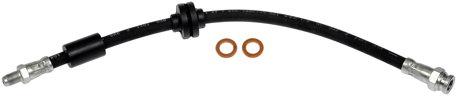 Brake Hose - Brake Hydraulic Hose - Brake Line - This automotive brake hydraulic hose was precision-engineered to match the fit, function and performance of the original brake hose on specific vehicles and positions to ensure safe, long-lasting durability as part of a complete brake repair. - Fiat 2019-16, Ford 2023-21, Jeep 2020-15, Lincoln 2023-16 - H622541 First Stop Series Brake Line, EPDM Rubber