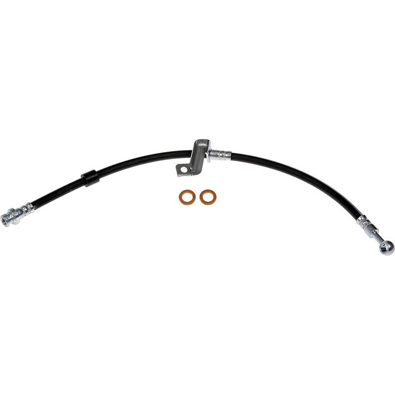 Brake Hose - Brake Hydraulic Hose - Brake Line - This automotive brake hydraulic hose was precision-engineered to match the fit, function and performance of the original brake hose on specific vehicles and positions to ensure safe, long-lasting durability as part of a complete brake repair. - Kia Sorento 2020-15 - Dorman H622640 Front Passenger Side Brake Hydraulic Hose Compatible with Select Kia Models - H622640 Front, Passenger Side First Stop Series Brake Line