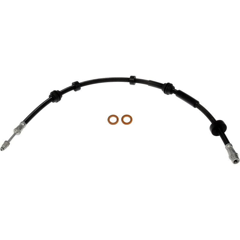 Brake Hose - Brake Hydraulic Hose - Brake Line - This automotive brake hydraulic hose was precision-engineered to match the fit, function and performance of the original brake hose on specific vehicles and positions to ensure safe, long-lasting durability as part of a complete brake repair. - Audi Q7 2019-16, Audi Q8 2020-19 - H622698 Front, Driver and Passenger Side First Stop Series Brake Line