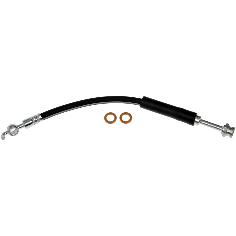 Brake Hose - Brake Hydraulic Hose - Brake Line - This automotive brake hydraulic hose was precision-engineered to match the fit, function and performance of the original brake hose on specific vehicles and positions to ensure safe, long-lasting durability as part of a complete brake repair. - Mazda 3 2018-15, Mazda 3 Sport 2018-16 - Dorman H629108 Brake Hydraulic Hose Compatible with Select Mazda Models - H629108 Rear, Driver and Passenger Side First Stop Series Brake Line