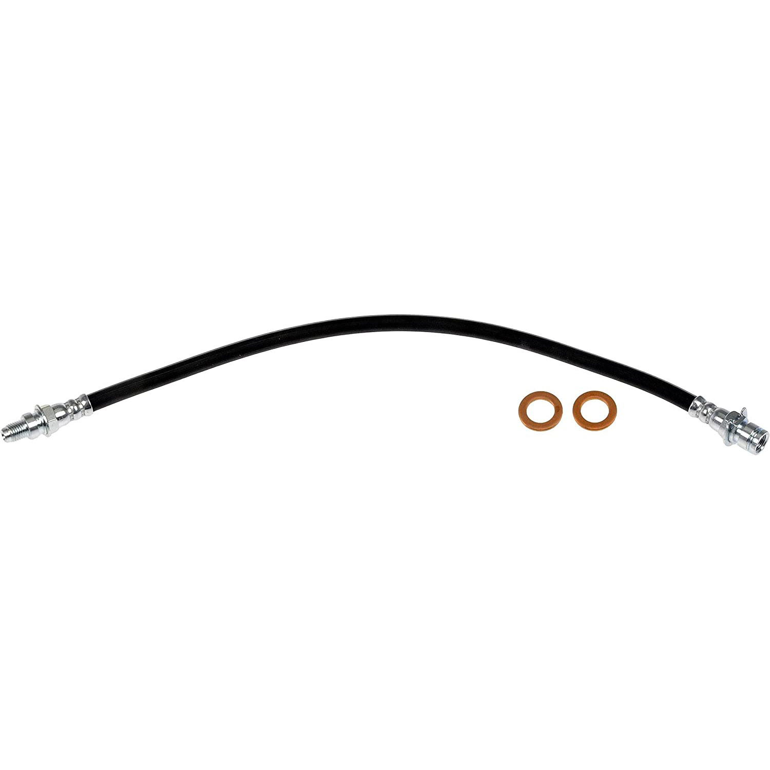 BRAKE HOSE - Brake Hydraulic Hose - Brake Hose - Brake Line - This automotive brake hydraulic hose was precision-engineered to match the fit, function and performance of the original brake hose on specific vehicles and positions to ensure safe, long-lasting durability as part of a complete brake repair. - Chevrolet 1985-63, GMC 1985-67 - Brake Hydraulic Hose - DORMAN 19.25" Flexible Rubber Hydraulic Brake Hose for Chevrolet - Dorman H71305 Brake Hydraulic Hose Compatible with Select Chevrolet / GMC Models - H71305 First Stop Series Brake Line, EPDM Rubber