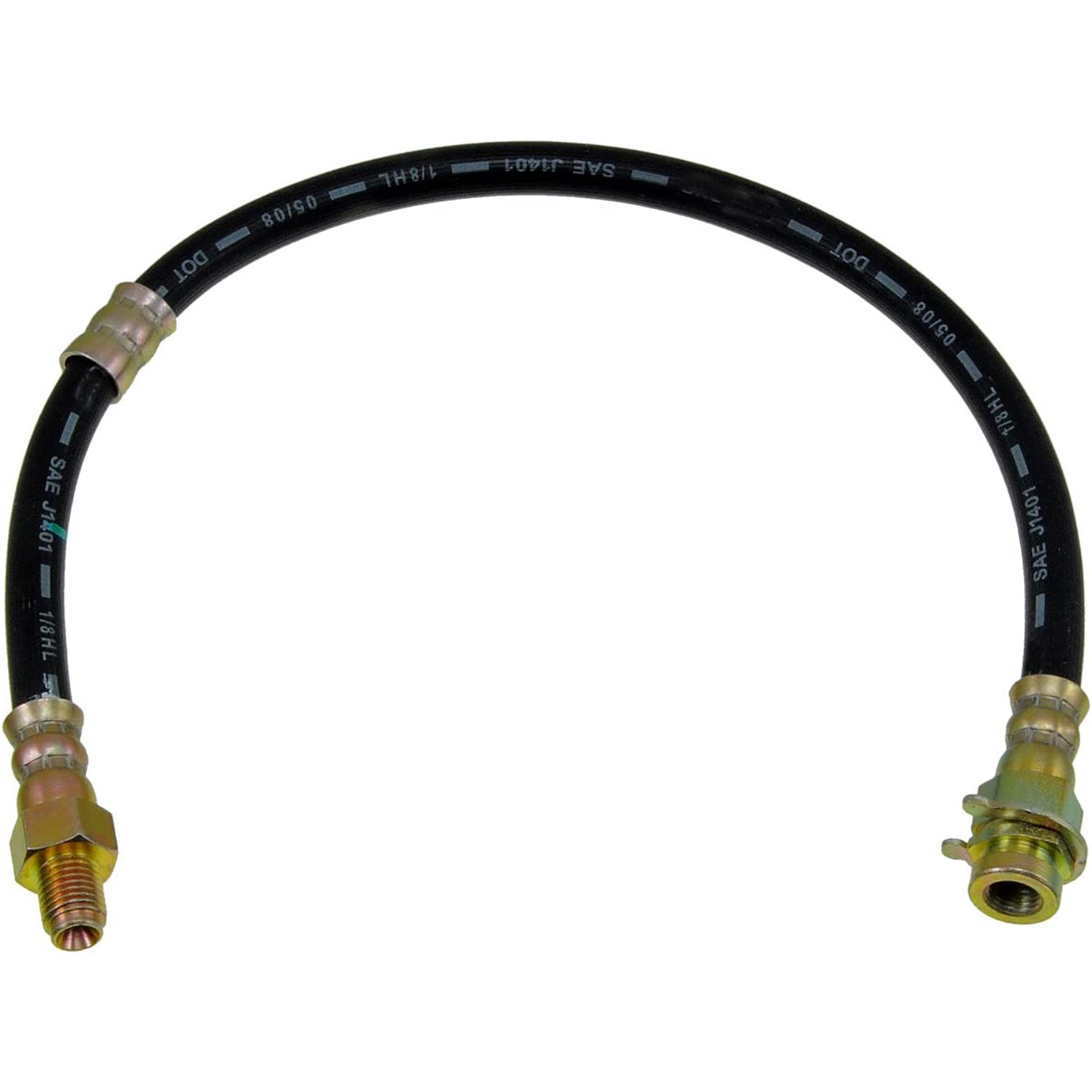 BRAKE HOSE - Brake Hydraulic Hose - Brake Hose - Brake Line - This automotive brake hydraulic hose was precision-engineered to match the fit, function and performance of the original brake hose on specific vehicles and positions to ensure safe, long-lasting durability as part of a complete brake repair. - Cadillac Eldorado 1978-67, Oldsmobile Toronado 1978-69 - Dorman H71371 Front Driver Side Brake Hydraulic Hose Compatible with Select Cadillac/Oldsmobile Models - H71371 Front, Driver Side First Stop Series Brake Line, EPDM Rubber