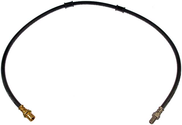 BRAKE HOSE - Brake Hydraulic Hose - Brake Line - Brake Hose - This automotive brake hydraulic hose was precision-engineered to match the fit, function and performance of the original brake hose on specific vehicles and positions to ensure safe, long-lasting durability as part of a complete brake repair. - International 1998-87 - Brake Hydraulic Hose - DORMAN 39" Flexible Rubber Hydraulic Brake Hose for International - Dorman H77860 Brake Hydraulic Hose Compatible with Select International Models - H77860 Front, Driver and Passenger Side First Stop Series Brake Line, Metal and Rubber