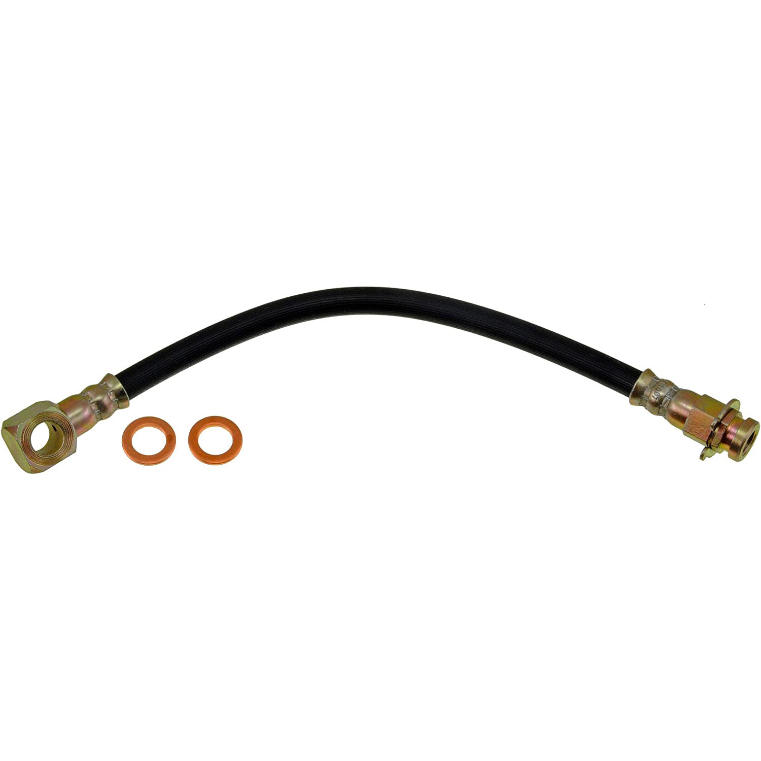 BRAKE HOSE - Brake Hydraulic Hose - Brake Hose - Brake Line - This automotive brake hydraulic hose was precision-engineered to match the fit, function and performance of the original brake hose on specific vehicles and positions to ensure safe, long-lasting durability as part of a complete brake repair. - Buick 1975, Chevrolet 1976-71, Oldsmobile 1975, Pontiac 1976-75 - Brake Hydraulic Hose - Dorman H78088 Brake Hydraulic Hose Compatible with Select Models - H78088 Front, Driver and Passenger Side First Stop Series Brake Line, EPDM Rubber