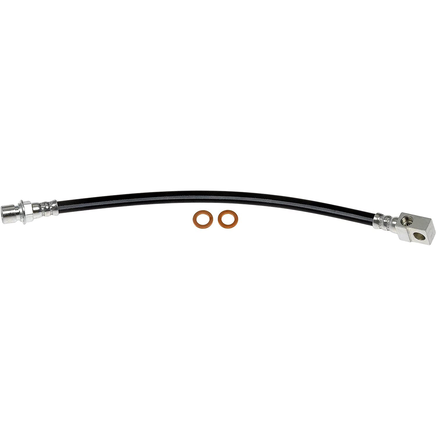 BRAKE HOSE - Brake Hydraulic Hose - Brake Line - Brake Hose - This automotive brake hydraulic hose was precision-engineered to match the fit, function and performance of the original brake hose on specific vehicles and positions to ensure safe, long-lasting durability as part of a complete brake repair. - Buick 1976-74, Cadillac 1979-76, Chevrolet 1999-74, GMC 1999-74, Oldsmobile 1978-73, Pontiac 1976-74 - Brake Hydraulic Hose - Dorman H80967 Brake Hydraulic Hose Compatible with Select Models, Black - H80967 First Stop Series Brake Line, Metal and Rubber