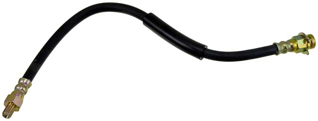 BRAKE HOSE - Brake Hydraulic Hose - Brake Line - Brake Hose - This automotive brake hydraulic hose was precision-engineered to match the fit, function and performance of the original brake hose on specific vehicles and positions to ensure safe, long-lasting durability as part of a complete brake repair. - American Motors 1974-66, Ford 1966-65 - Brake Hydraulic Hose - Dorman H86594 Brake Hydraulic Hose Compatible with Select American Motors / Ford Models, Black, 1 Count (Pack of 1) - H86594 Front, Driver or Passenger Side First Stop Series Brake Line, Metal and Rubber